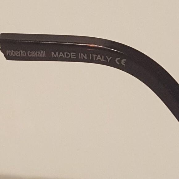 ROBERTO CAVALLI TURCHESE 418 U14 BROWN GOLD PLASTIC EYEGLASSES - Picture 5 of 8